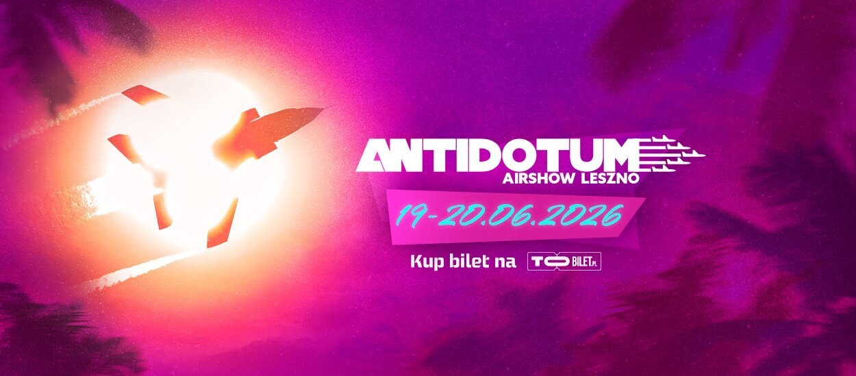 Nocny pokaz lotniczy ANTIDOTUM w Lesznie