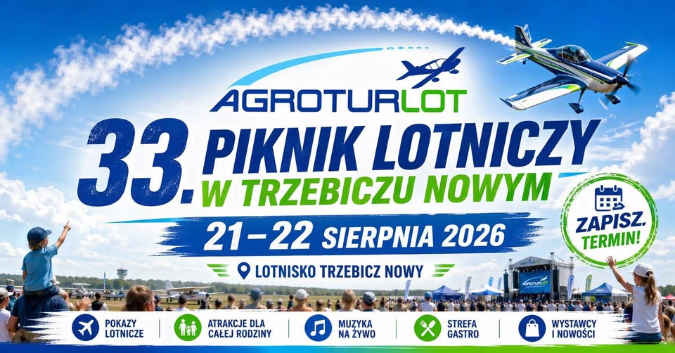 Piknik lotniczy w Trzebiczu Nowym